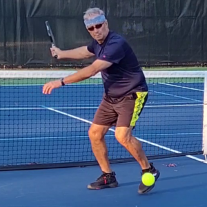 Pickleball Forehand-Back Court