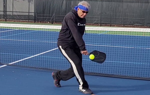 Pickleball Backhand-Groundstroke-Back Court