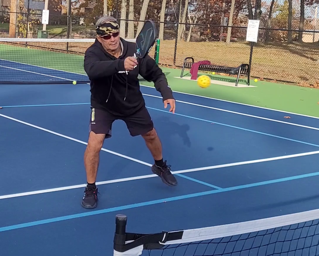 Pickleball Forehand Volley Roll